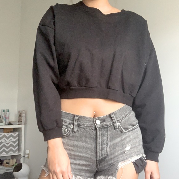 American Apparel Cropped Sweatshirt - Picture 1 of 2
